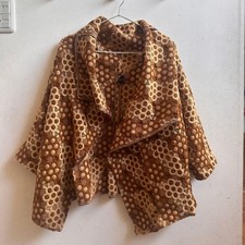 COMME des GAR ONS Floral Embroidered Jacquard Jacket Archive