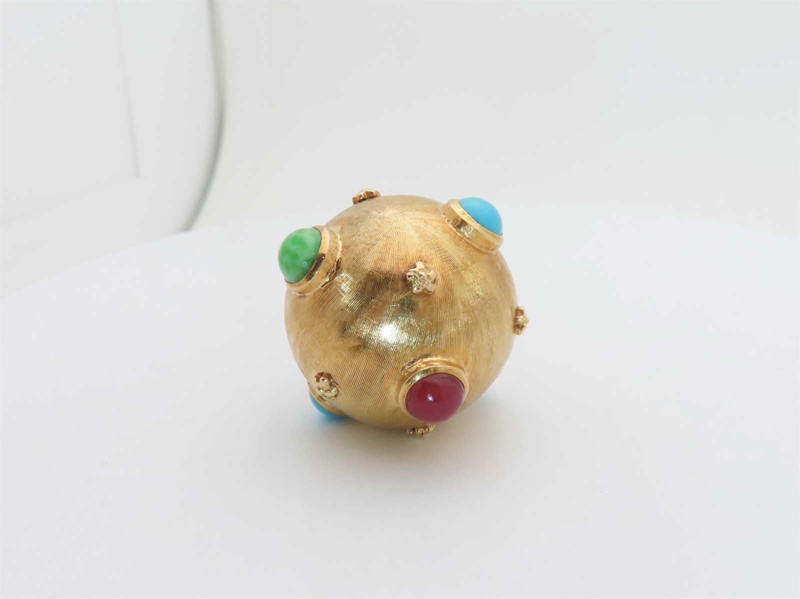 18k Solid Gold Charm Outer Space Pendants Space W… - image 2