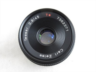Carl Zeiss Tessar T* 45mm f/2.8 MMJ Lens w/ Instruction Manual