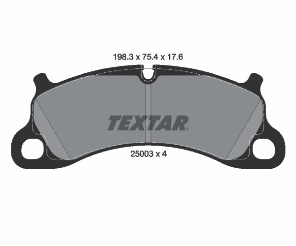 BRAKE PAD SET DISC BRAKE 2500301 FOR PORSCHE 911/Targa/Convertible 3.0L 6cyl 911 - Image 8
