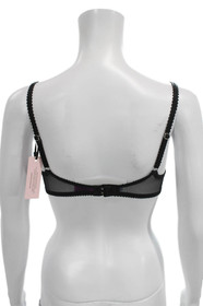 Agent Provocateur Women's Lace Adjustable Straps Balconette Bra Black Size 34B
