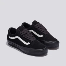 Vans Premium Old Skool LX Suede Black White Classic Casual Sneakers VN000D56B8C1