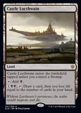 MTG English Castle Locthwain NM Normal Throne of Eldraine
