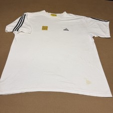 Vintage FIFA Womens World Cup Shirt Mens Large White Soccer Tee Adidas USA 99