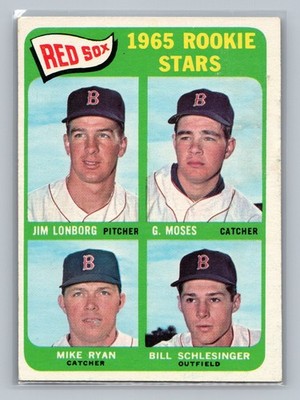 1965 Topps - High # Jim Lonborg, Mike Ryan, Gerry Moses #573 (RC)