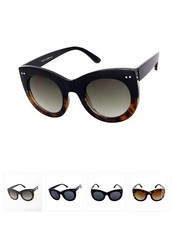 Women  s Oversized Cat Eye Sunglasses Gradient Lens Fashion Retro Chic Style