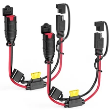 2-Pack 1FT SAE Extension Cord Compatible with NOCO Genius Smart Battery Chargers