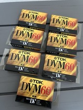 8 TDK Mini DV DVM60ME 60 Min Digital Video Cassette Tapes New Sealed