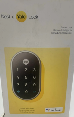 #ad Google Nest x Yale RB YRD540 WV 619 Smart Door Lock w Connect Satin Nickel NEW $127.00