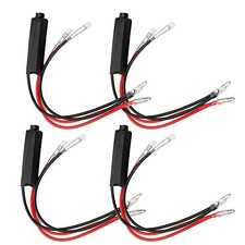 ESUPPORT 4 x Universal 12V Motorcycle Turn Signal LED Load Resistor Flash 4Pcs