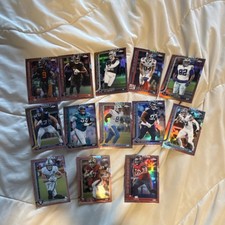 Tops 2025 football chrome lot of 13  pig skin parallel ￼