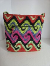 Bamboo Trading Company Multicolor Cotton Handbag Unisex Adult One Size