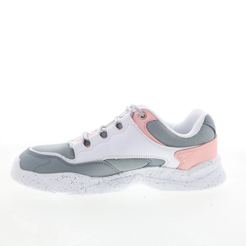 DC Decel ADJS700091-AMP Womens Gray Leather Skate Inspired Sneakers Shoes 10 - Image 3 of 4