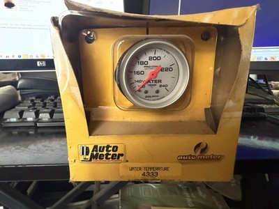 Auto Meter 4333 Ultra-Lite Mechanical Water Temp Gauge 120-250 Deg 2 1/6'' 52mm