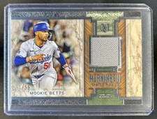 2025 Topps Museum Mookie Betts Meaningful Material Jersey #/99 Dodgers