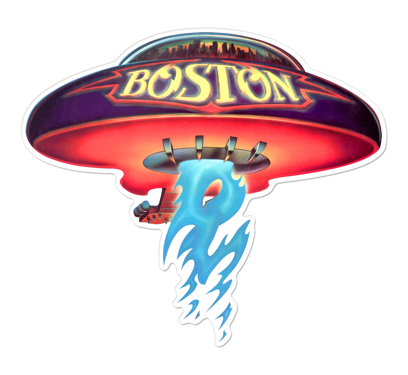 Boston Logo Rock Band Sticker Decal XV | eBay