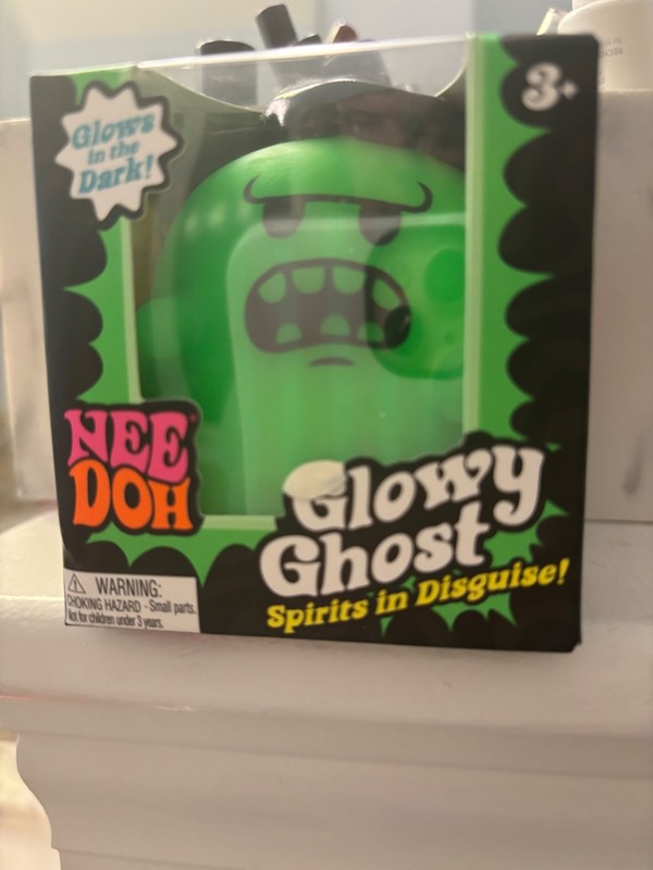 Schylling Needoh Glowy Ghost 👻  RARE Spirits In Disguise GREEN Frankenstein