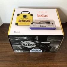 Crosley The Beatles Bluetooth Ltd. Ed 3" Turntable Player w/ Carrying Case NEW