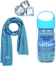 Instant Cooling Sports Towel Ice Cold Sweat Scarf Neck Headband Workout Gym Use