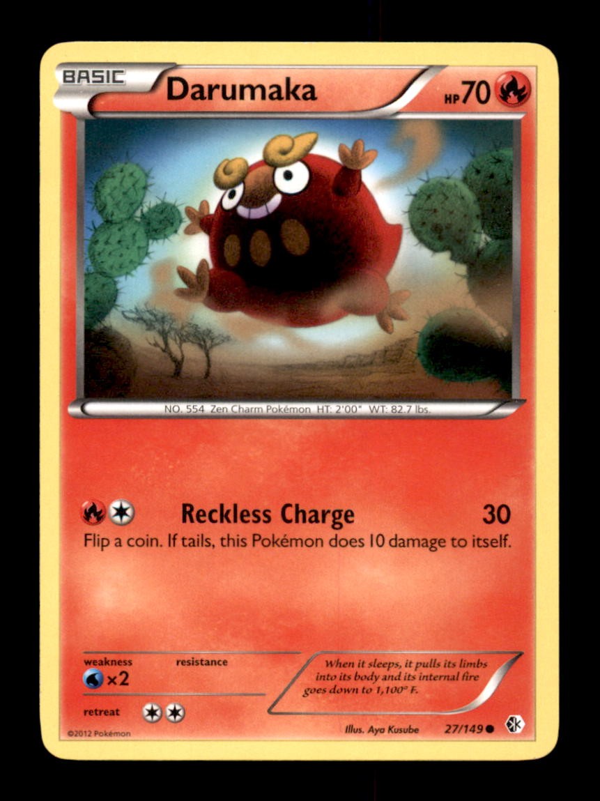 DARUMAKA 27/149 C BOUNDARIES CROSSED POKEMON LP