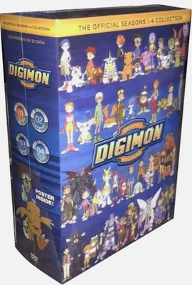 Digimon Digital Monster Complete Series Seasons 1-4 DVD Box Set *Free Fast Shipp - Bild 1 von 2