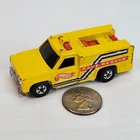Vintage 1974 Hot Wheels Emergency Squad Race Rescue Yellow Truck