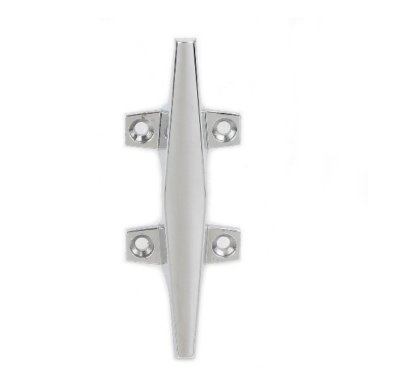 6-Inch ZAMAK CLEATS Boat or Dock Chrome Plated ~ Set of 4