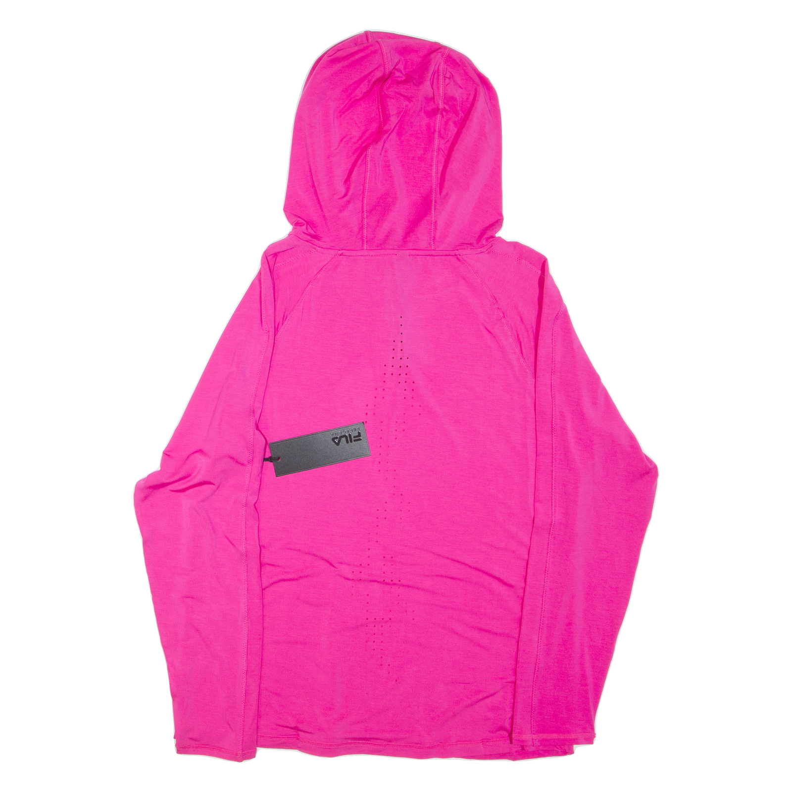 Felpa con cappuccio FILA leggera da allenamento donna rosa L