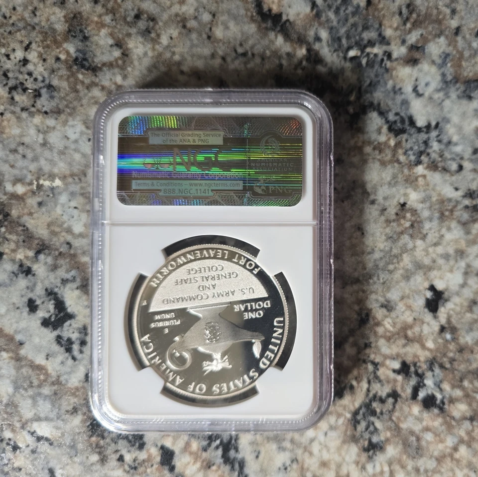 2013-P 5-Star General., Commemorative Dollar., NGC PF-69., Store #GMC002 - Image 2 of 4