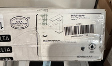 Delta 567LF-SSPP Modern Single Handle Bathroom Faucet Brushed Stainless