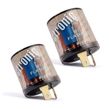 2PCS 12V Flasher Relay,Heavy Duty 2-Pin Turn Signal Relay Only for Repairing