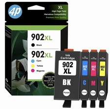 4 Pack 902XL Ink compatible with HP 902 OfficeJet 6978 6968 6954 6976 6979 6950