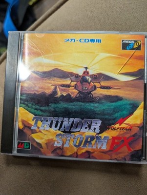 THUNDER STORM FX MEGA-CD JP NTSC Import Japanese Sega CD Game Videogame Fmv