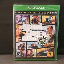 SEALED Grand Theft Auto V Premium Online Edition Xbox One Game NEW