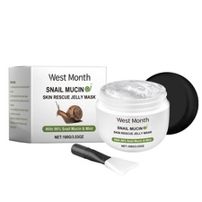 Snail Gel Mask - Hydrating Repair Facial Treatment, Soothing  Cooling