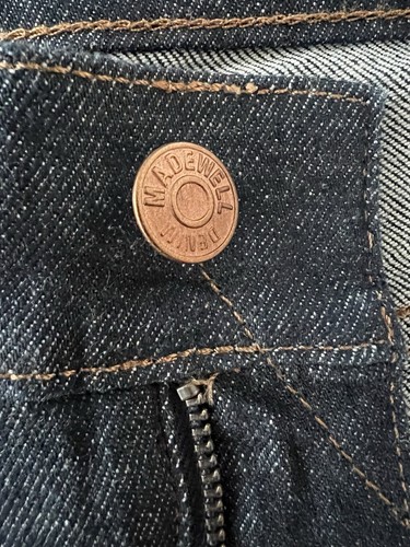 Jeans donna Madewell nero svasato a vita alta taglia 23” X 30” - Foto 8 di 16