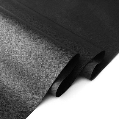 KUUP Soft PU Litchi Grain Faux Leather Fabric, 54'' x 72'' (2 Yards), Waterproo...