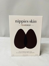 Nippies Skin Adhesive Teardrop Nipple Cover in Espresso, Size 1 A-B Cups - NEW