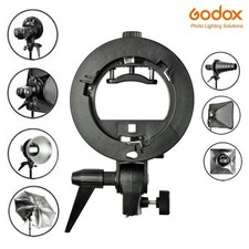Godox S Type Bracket Bowens Mount Holder for Speedlite Flash Snoot Softbox Honey