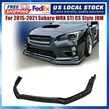 For 2015-2021 Subaru Wrx Sti Cs Style Jdm Gloss Black Front Bumper Lip Splitter For 2015-2021 Subaru Wrx Sti Cs Style Jdm Gloss Black Front Bumper Lip Splitter
