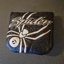 Taylormade Spider Black Headcover Putter Head Cover Good Condition