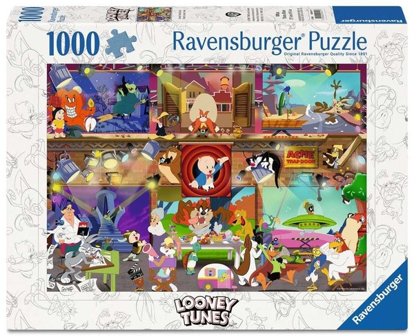Ravensburger Puzzle 12001811 Looney Tunes Studio 1000 Teile-image