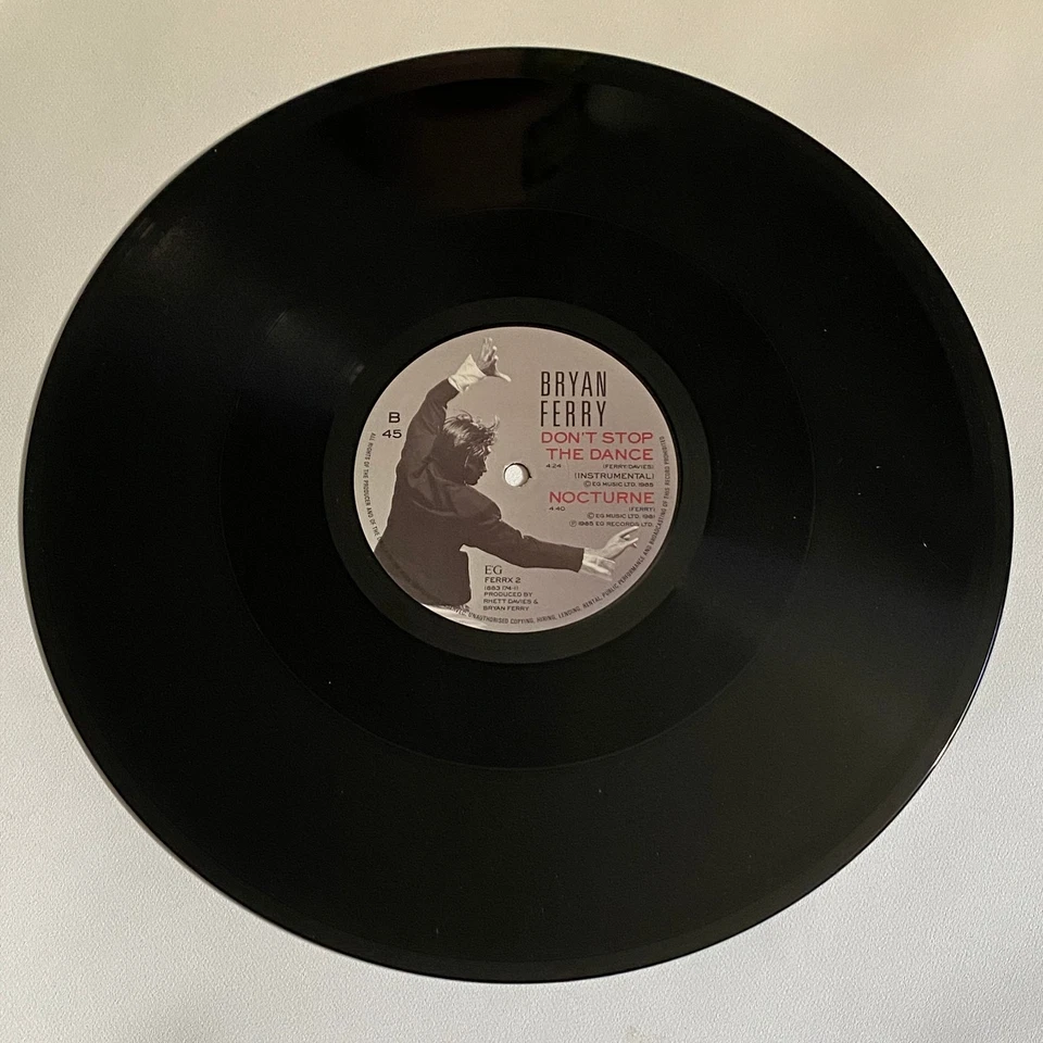 Bryan Ferry - Don't Stop The Dance UK 12", Ltd  359564605 NM/NM W/ POSTER - Image 4 of 4