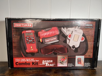 NEW Craftsman Laser Level Trac Combo Kit 4 in 1 Measuring Tool Set #9-48255