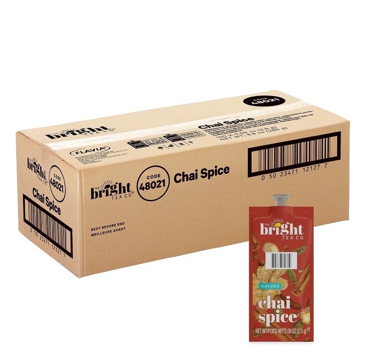 100x THE BRIGHT TEA CO. Chai Spice FLAVIA Freshpacks MDRB501