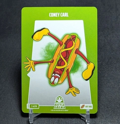 Coney Carl Hot Dog Card 2024 Bo Jackson Battle Arena #T-42/50