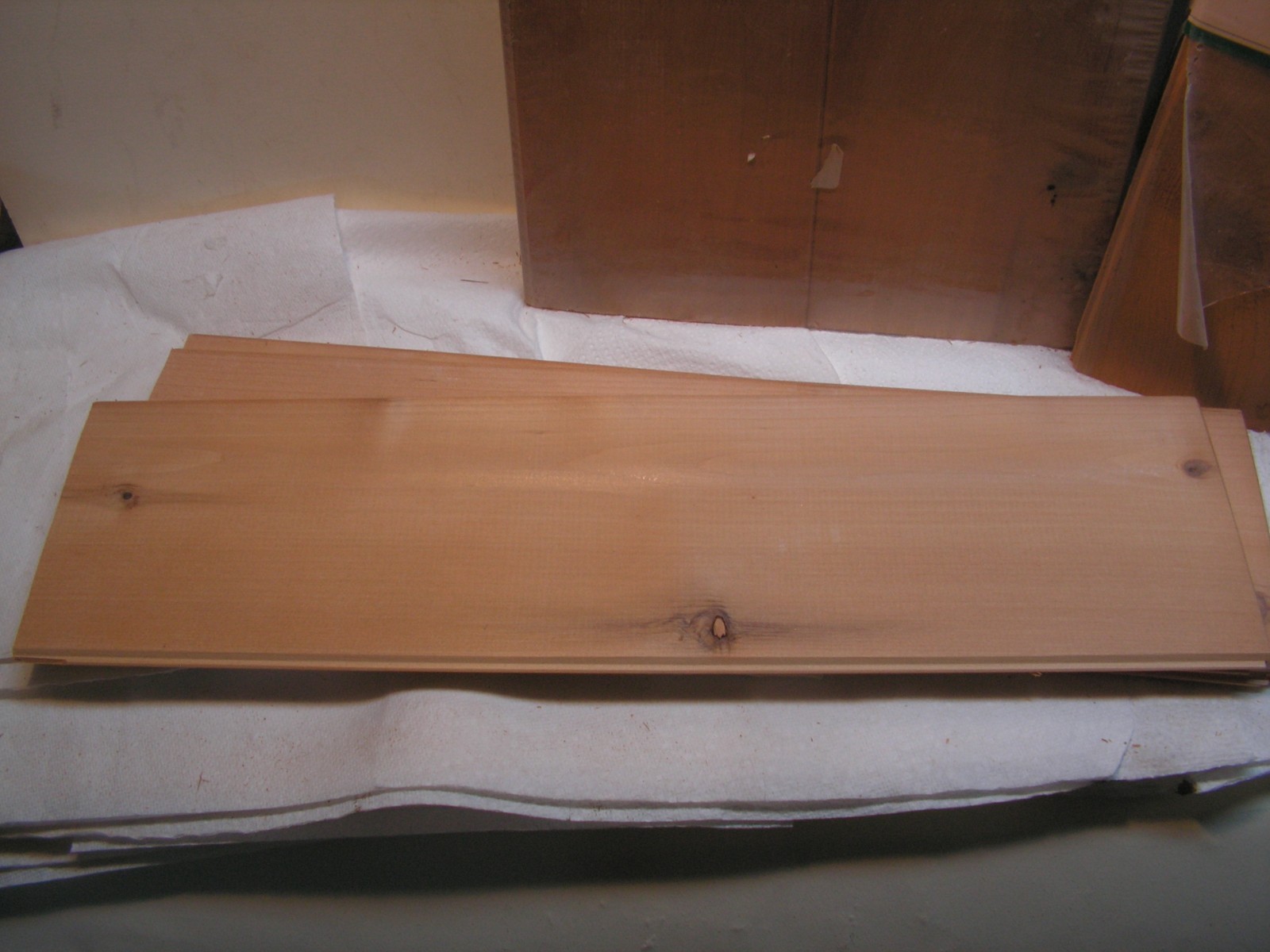 Cedar Closet Liner Planks Group of 30 Tongue And Groove Aromatic 20" X 5 3/8"+T