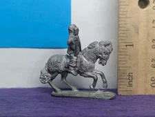Ral Partha 98-005 (c) Knight w. Mace on Armored Horse Metal Miniature Fantasy