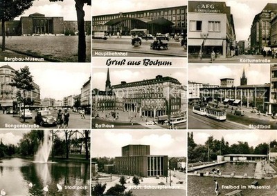 Bochum Mining Museum Main Station Outdoor Pool City Park City Hall Schauspielhaus
