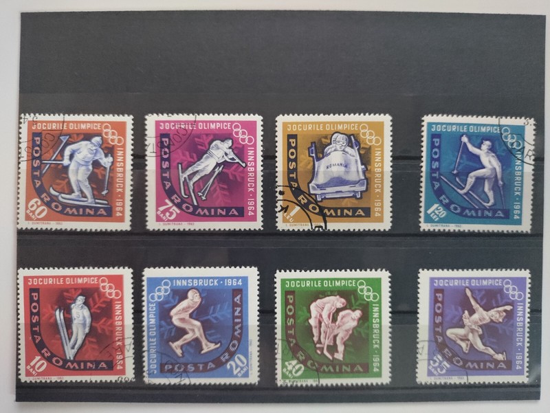 1964 Romania Stamps(Olympics-Innsbruck'64),CTO,NH,OG